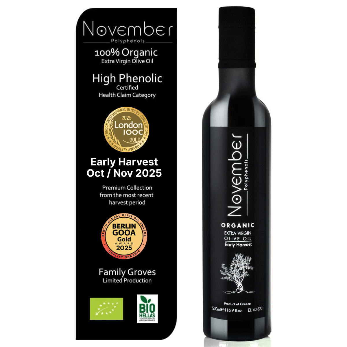 November Olive Oil: Best High Polyphenol Olive Oil in the UK