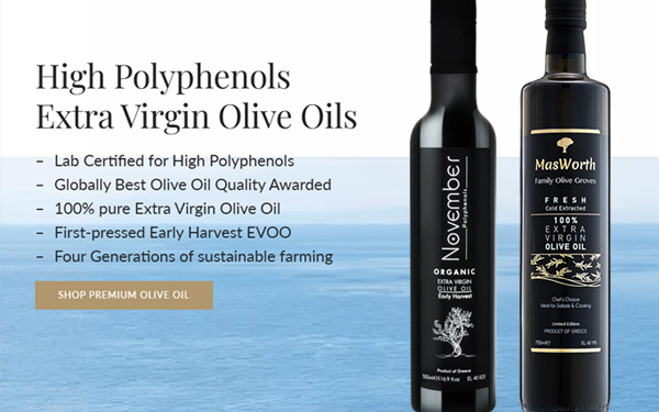Health Benefits of High Polyphenol Olive Oil