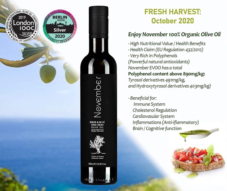 November Early Harvest Organic Olive Oil (500ml) – MasWorth
